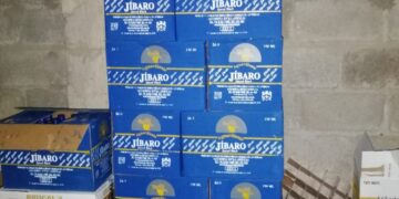 MSP decomisa más de 3 mil botellas de bebidas alcohólicas adulterado en negocios de Santiago