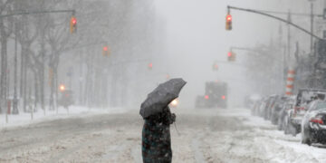 Gran tormenta de nieve en Nueva York