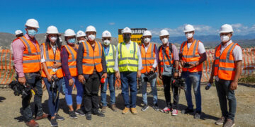 INDRHI recorre Proyecto Múltiple Presa Montegrande junto a periodistas