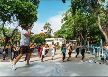 ADN inaugura programa “Ibero Fit” con clases y ejercicios gratuitos en Parque Iberoamérica