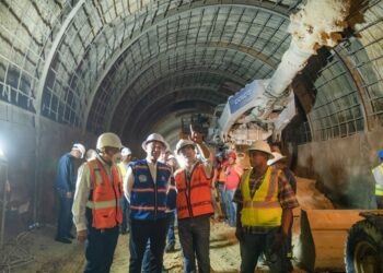 Opret informa  avances del Metro hacia Los Alcarrizos; proceso de tunelación sobrepasa los 100 metros