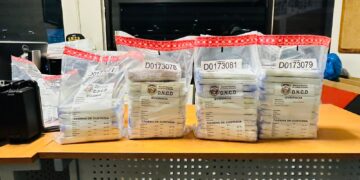 Ocupan en el AILA 41 paquetes presumiblemente cocaina