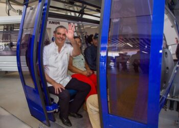 Presidente Abinader inaugura en Los Alcarrizos el teleférico más moderno por su velocidad y potencia