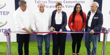 Vicepresidenta Raquel Peña inaugura centro de capacitación del INFOTEP en la provincia Valverde