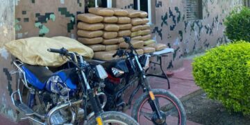 ERD, CESFRONT Y DNCD incautan mas 500 libras presumiblemente marihuana en Elías Pina