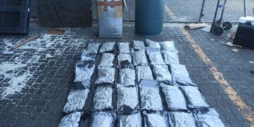 Ocupan 30 paquetes presumiblemente marihuana escondidos en caja y tanque de comida