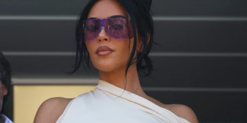 Kim Kardashian acompaña a Lewis Hamilton en el Gran Premio de Mónaco