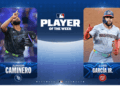 Doble reconocimiento: Caminero y García Jr. se llevan los honores de la semana en MLB