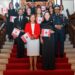 Carolina Mejía y la embajadora Jacqueline DeLima reafirman la amistad entre República Dominicana y Canadá en emotiva celebración del Día de Canadá.