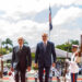 Presidente Abinader recibe en el Palacio Nacional al presidente de Honduras, Nasry Asfura Zablah