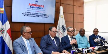 Gobierno acuerda aumento de 20 % al salario mínimo de los trabajadores de la construcción